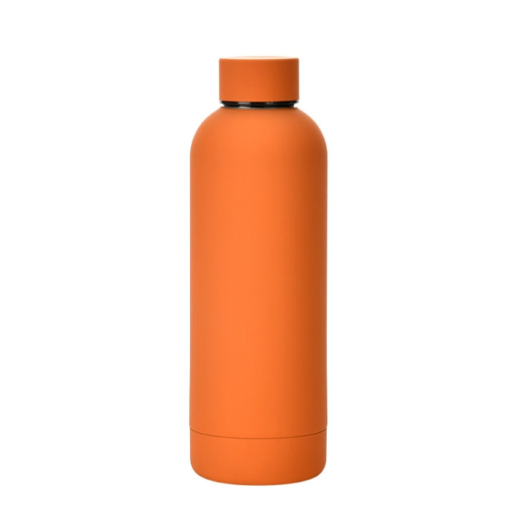 Stainless Steel Outdoor Matte Water Bottle Portable Sports Water Cup Rubber Paint Insulation Cup