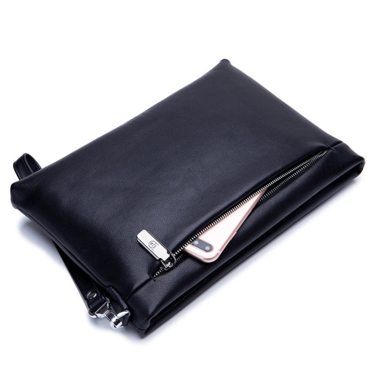 BULL CAPTAIN 446 Large-capacity Soft and Wear-resistant Leather Clutch Bag Business Wallet, Size: