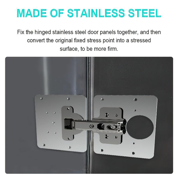 Stainless Steel Hinge Repair Installer, Specification: Single Plate +8 screw