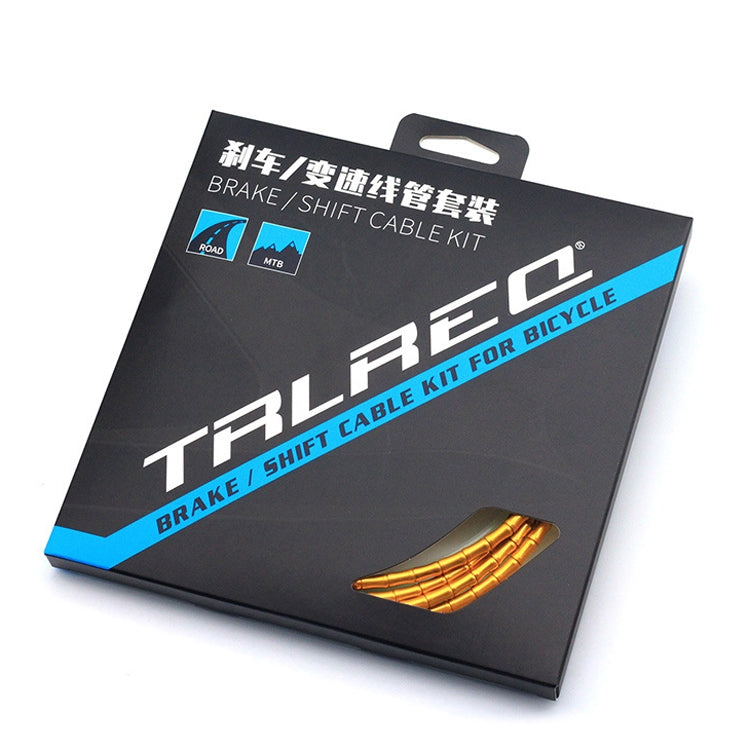 TRLREQ Mountain Road Bicycle Aluminum Alloy Brake Outer Tube Oil-Filled Fish Bone Line Tube