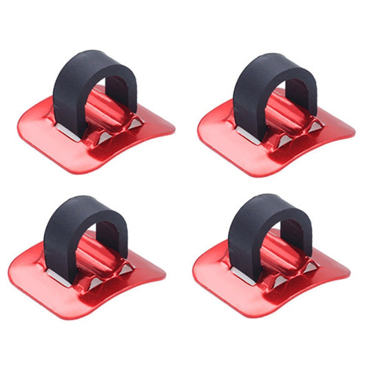 4 PCS Mountain Road Bicycle Hose Line Guide Adhesive Wire Seat Frame Cable Fixing C Buckle, Style: