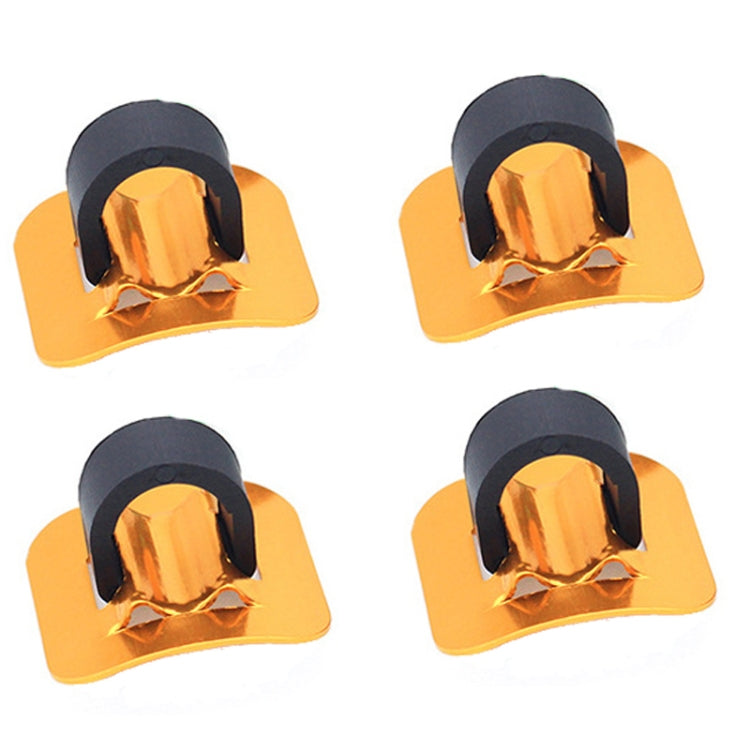 4 PCS Mountain Road Bicycle Hose Line Guide Adhesive Wire Seat Frame Cable Fixing C Buckle, Style: