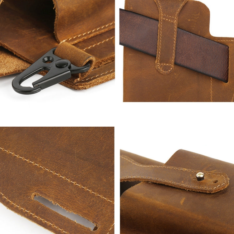 6543 Men Retro Sports Mobile Phone Belt Bag Waist Bag