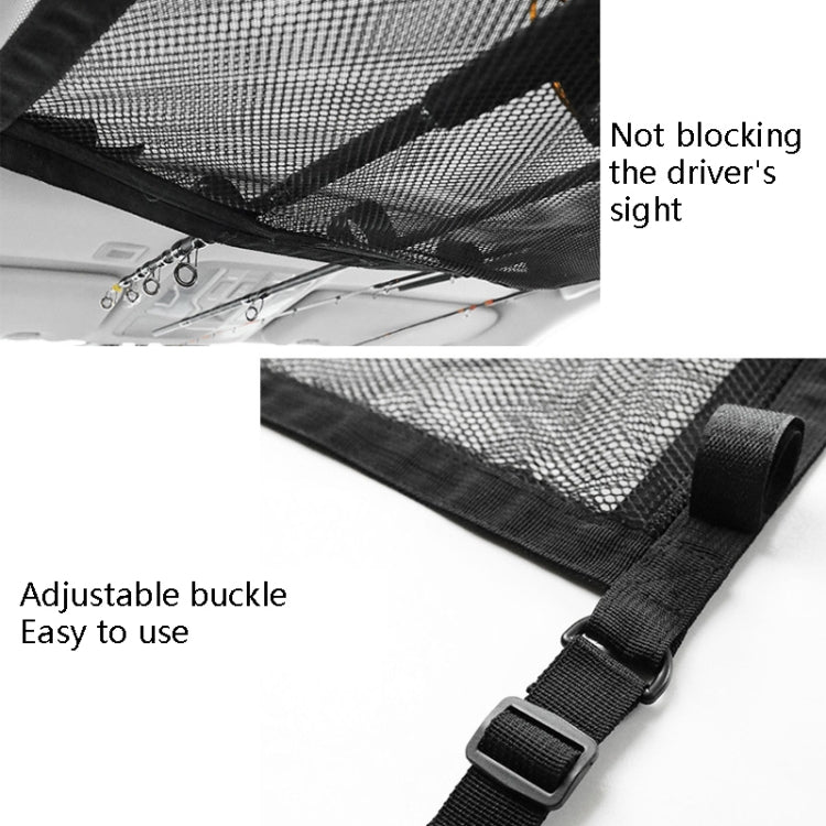 Adjustable Hanging Car Top Storage Bag Car Fishing Rod Rack