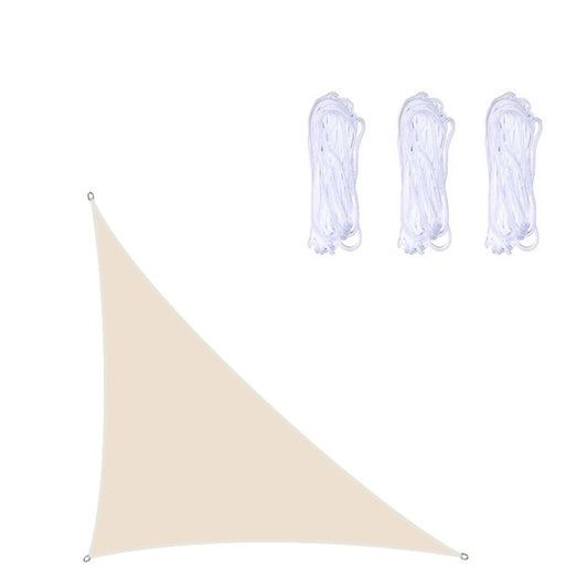Triangle Outdoor Garden Sunshade Sail Waterproof Anti-UV Canopy, Size: 4m x 4m x 5.7m, 4m x 4m x 5.7m