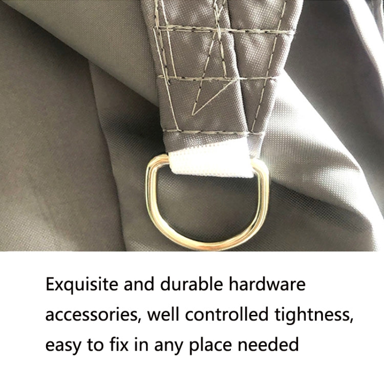 Triangle Outdoor Garden Sunshade Sail Waterproof Anti-UV Canopy, Size: 2.4m x 2.4m x 2.4m