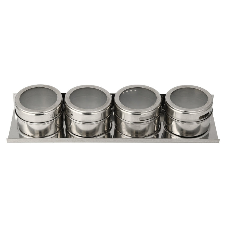 Stainless Steel Magnetic Kitchen Seasoning Cruet Set