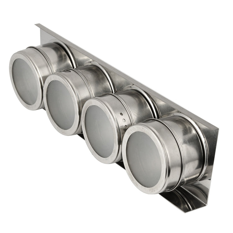 Stainless Steel Magnetic Kitchen Seasoning Cruet Set