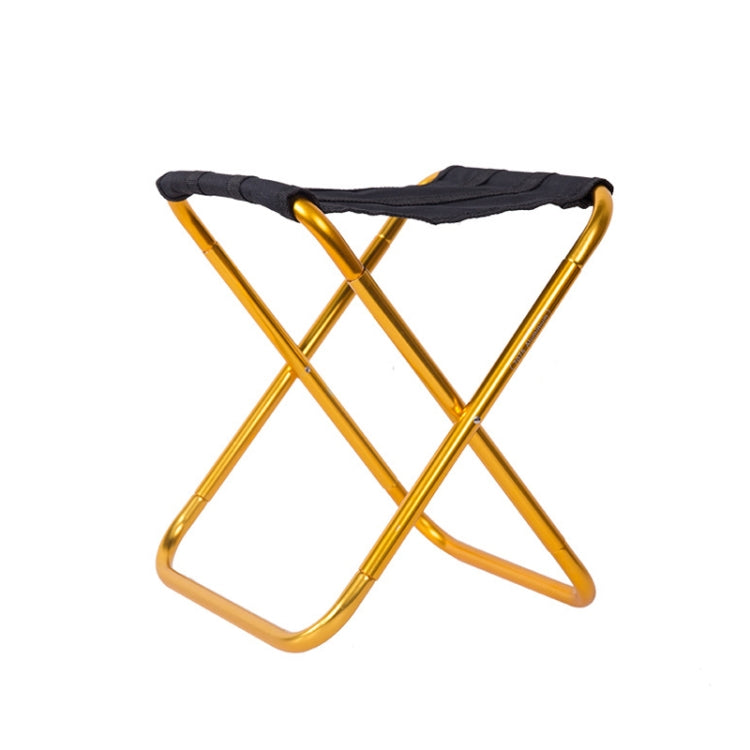Outdoor Portable Camping Folding Chair 7075 Aluminum Alloy Fishing Barbecue Stool, Size: 24.5x22.5x27cm