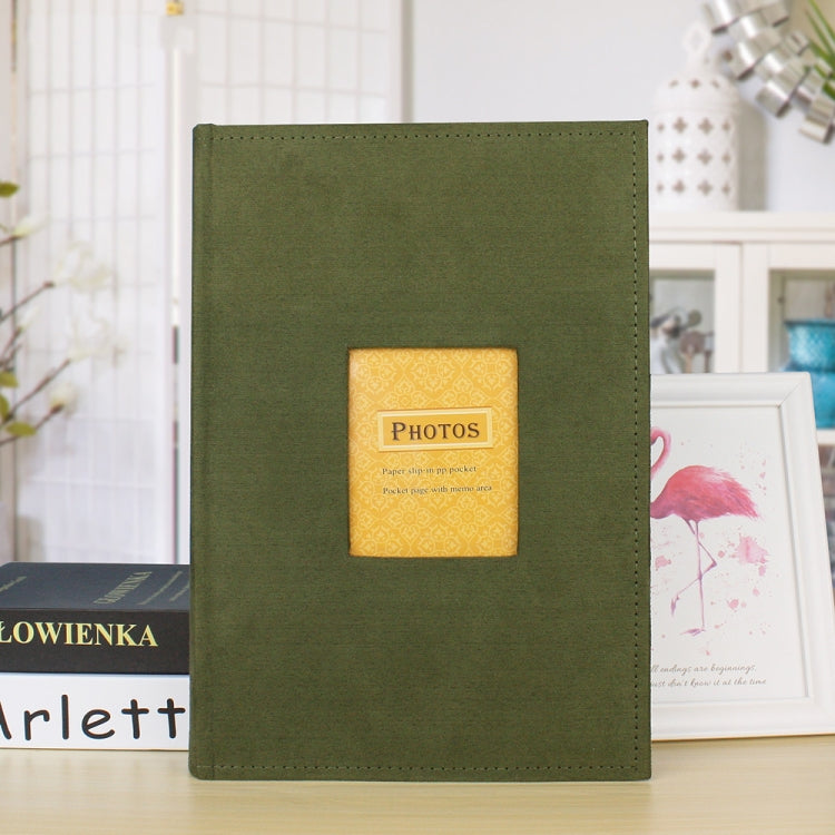 4R 6 Inch 300 Sheets Cloth Photo Album Retro Insert Photo Album Postcard Storage Photo Album