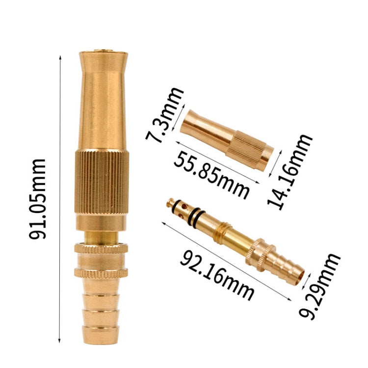 3 PCS Car Wash High Pressure Copper Straight Sprinkler House Garden Wishing Ground Sprinkler