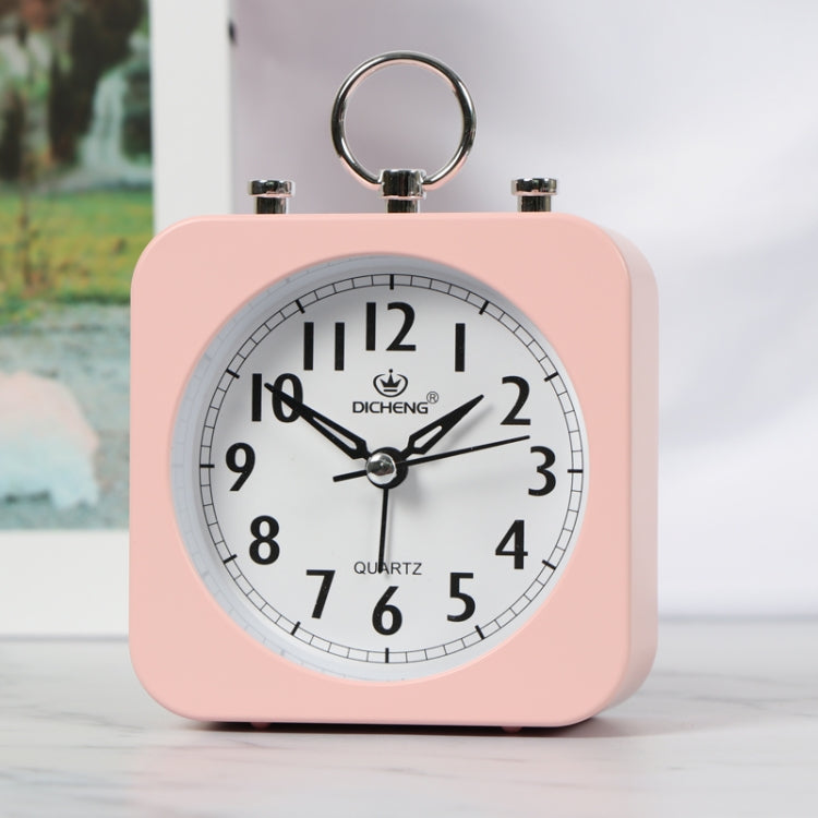 Lazy Silent Small Alarm Clock Office Home Desktop Clock