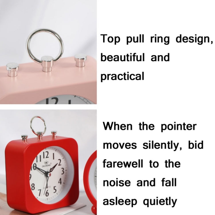 Lazy Silent Small Alarm Clock Office Home Desktop Clock