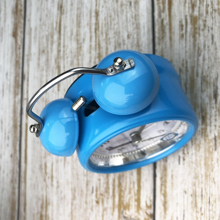 3 Inch Metal Bell Alarm Clock With Night Light Student Bedside Fashion Clock