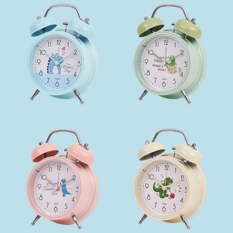 Student Cute Style Bell Alarm Clock Bedside Mute Clock With Light Specification：