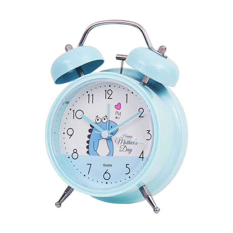 Student Cute Style Bell Alarm Clock Bedside Mute Clock With Light Specification：