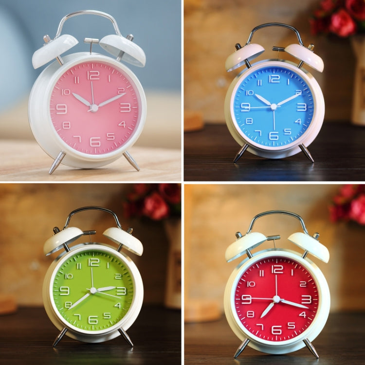 4 Inch Bedroom Bedside Stereo Digital Silent Alarm Clock With Light