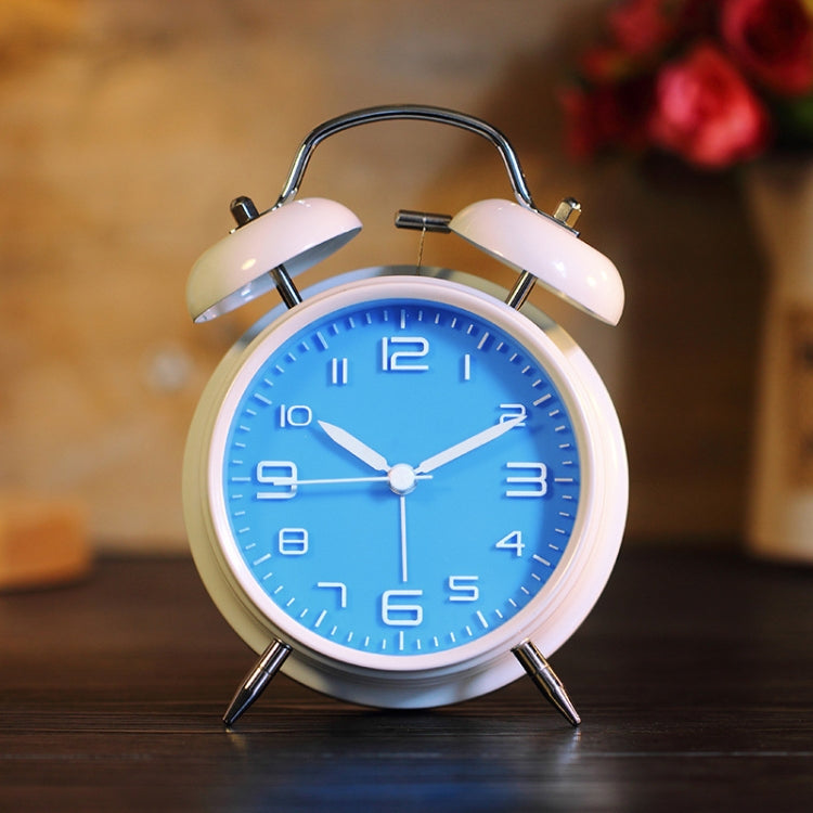 4 Inch Bedroom Bedside Stereo Digital Silent Alarm Clock With Light