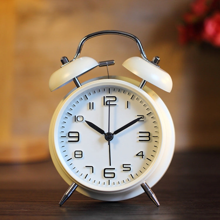 4 Inch Bedroom Bedside Stereo Digital Silent Alarm Clock With Light