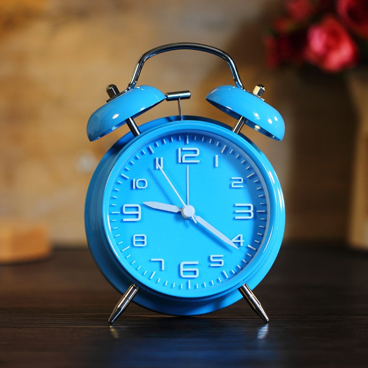 4 Inch Bedroom Bedside Stereo Digital Silent Alarm Clock With Light