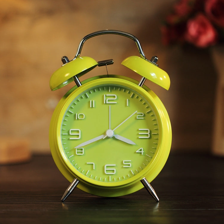 4 Inch Bedroom Bedside Stereo Digital Silent Alarm Clock With Light