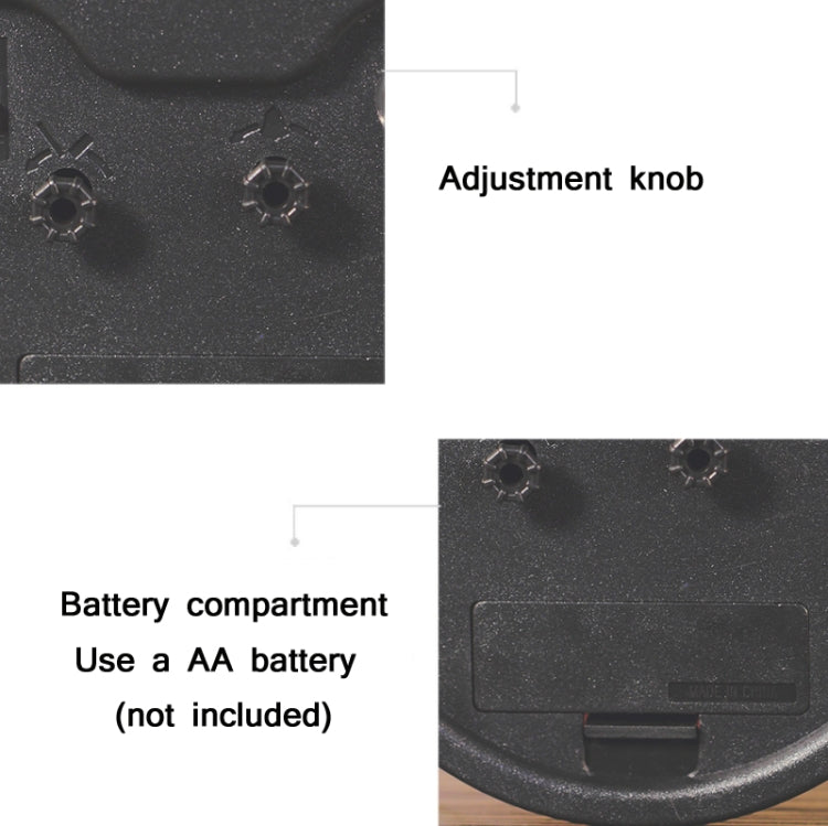 4 Inch Bedroom Bedside Stereo Digital Silent Alarm Clock With Light