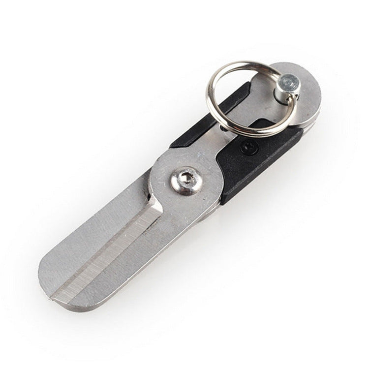 Outdoor Stainless Steel Mini Scissors Anti-Loss EDC Scissors