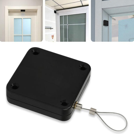 P093 Automatic Doorkeeper Telescher Door Closer Sliding Door Anti-Theft Box, Specification:, 2nd Generation Black All Glue 500g 1m, 2nd Generation White All Glue 500g 1m, 2nd Generation Black All Glue 800g 1m, 2nd Generation White All Glue 800g 1m