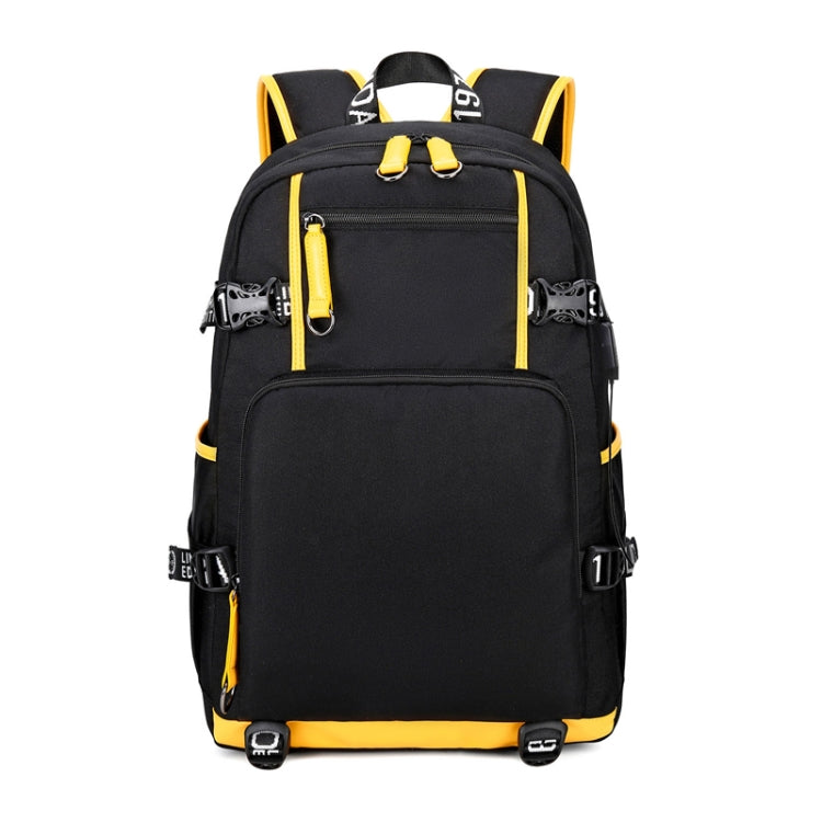 6101-4 Thermal Transfer Casual Backpack Simple Student Schoolbag
