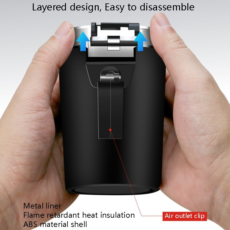 2 PCS  Car Ashtray With Cover Hanging Invisible With LED Light Car Ashtray