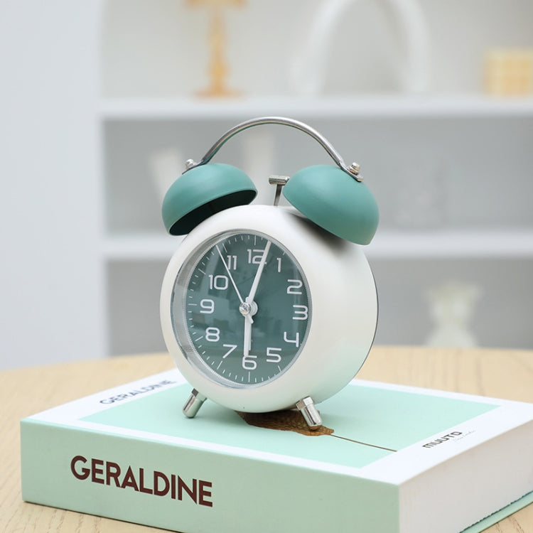 Bedroom Desktop Metal Digital Mechanical Alarm Clock Living Room Silent Clock With Night Light