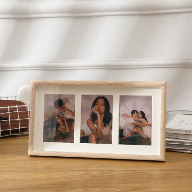 Wooden Wall-Mounted Pendulum Dual-Purpose Combination Photo Frame Style：