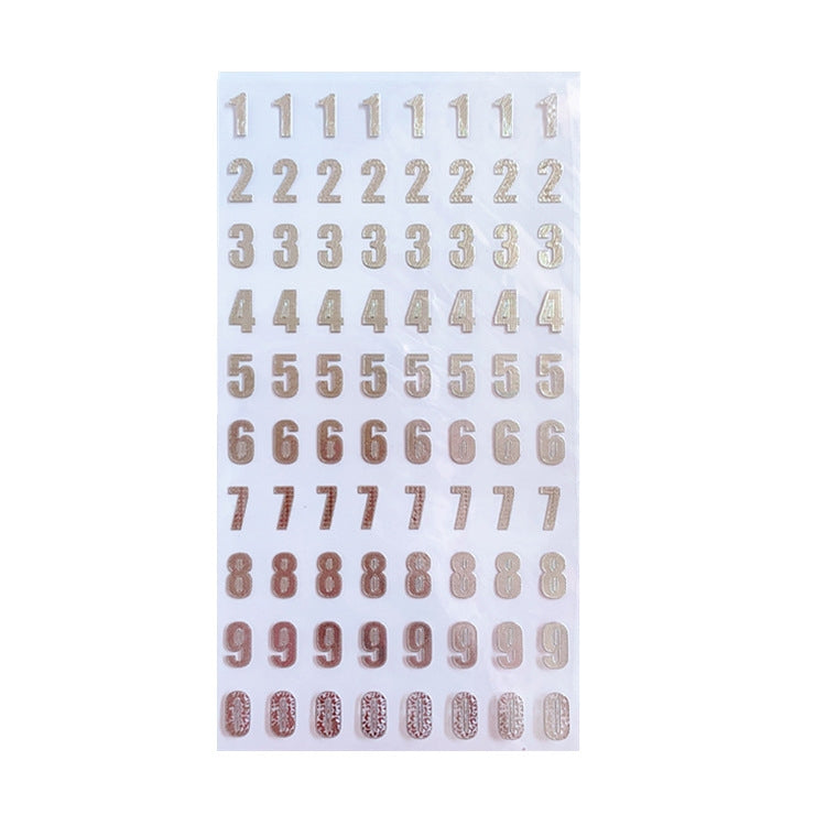10 Sets Hand Account Alphanumeric Sticker Diary Plan DIY Sticker Set