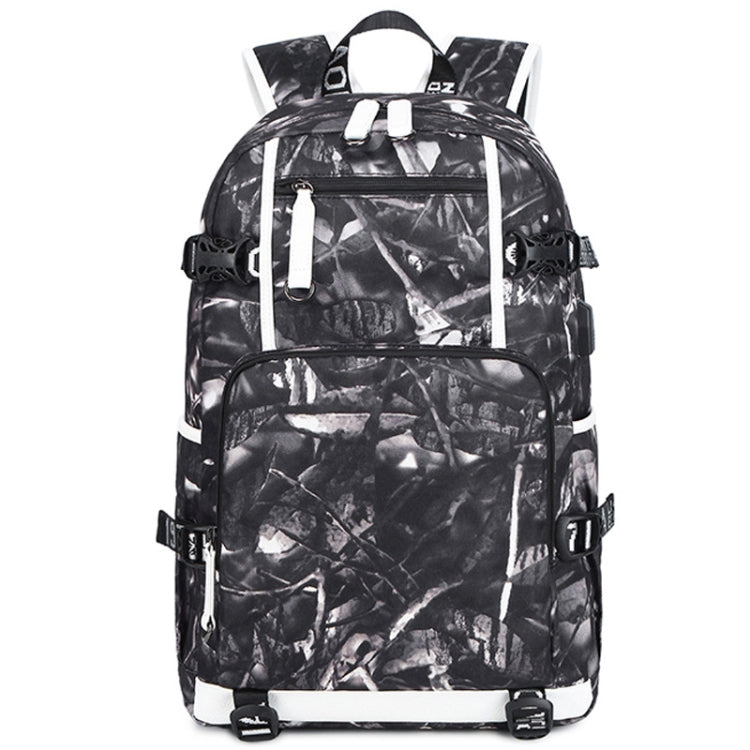 6101-5 Printed Backpack Large Capacity Computer Backpack Waterproof Student School Bag