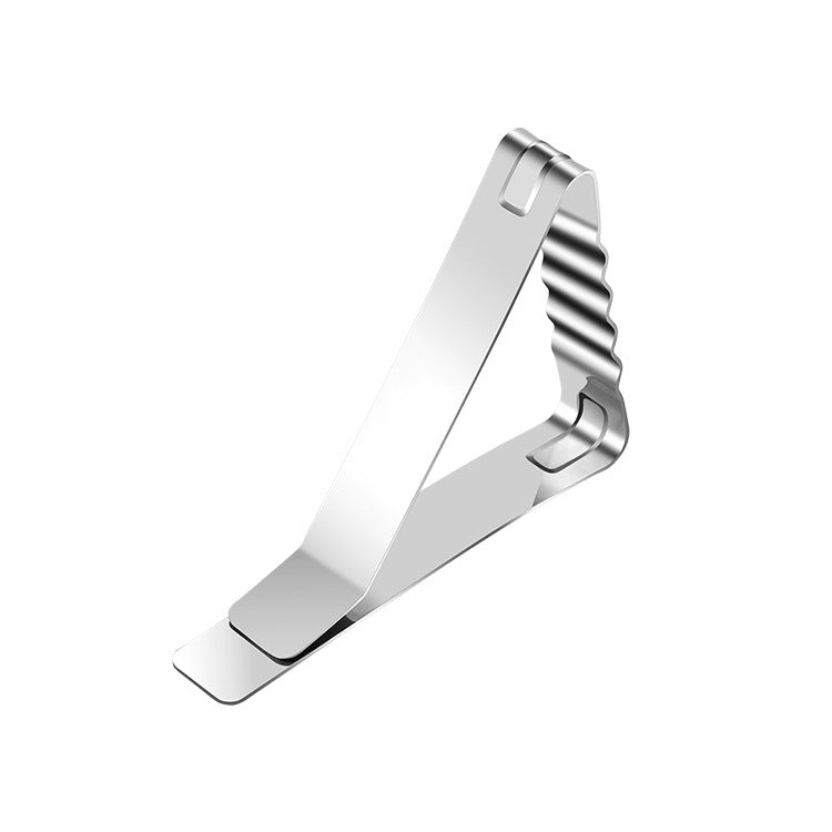 30 PCS Stainless Steel Tablecloth Clip Triangle Table Clamp Picnic Flexible Clip