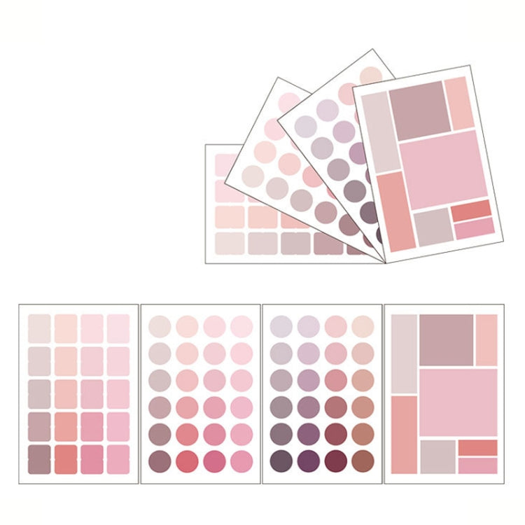 10 Sets YZCSBQ Multifunctional Color Label Sticker Index Sticky Note