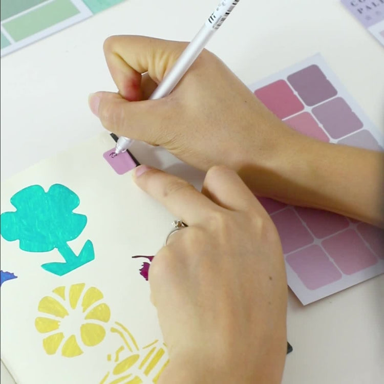 10 Sets YZCSBQ Multifunctional Color Label Sticker Index Sticky Note