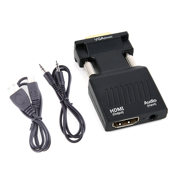 HW-2217 VGA to HDMI Converter With Audio Computer Host to HD Converter