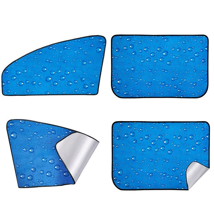 R-2938 Single-Layer Sun Protection Magnetic Car Curtain Vehicle Water Drop Sunshade
