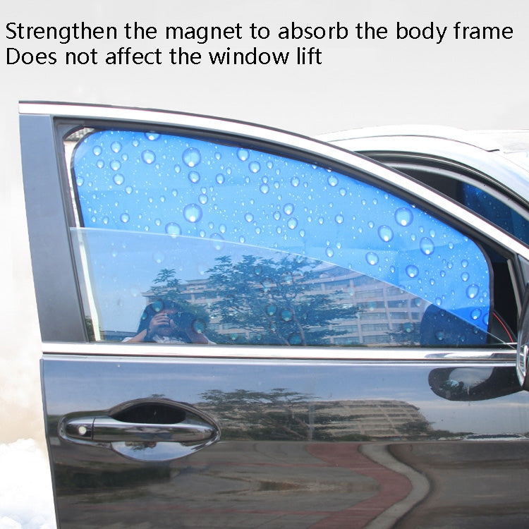 R-2938 Single-Layer Sun Protection Magnetic Car Curtain Vehicle Water Drop Sunshade