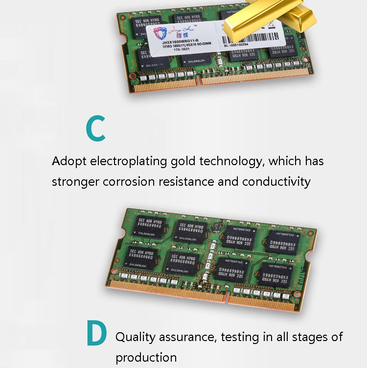 JingHai DDR3 2G Notebook Memory Strip
