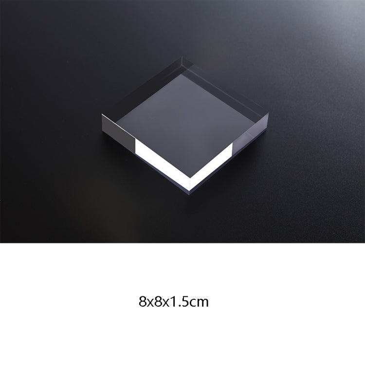 Transparent Acrylic Geometric Photo Props Photography Background Plate Ornaments