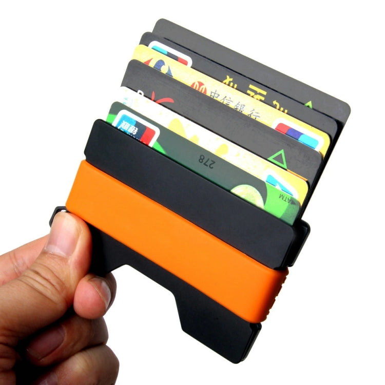Aluminum Alloy RFID Card Holder Anti-Theft EDC Wallet Coin Storage Box Key Card Holder