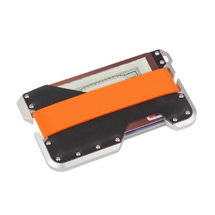 JK02 Metal Card Holder RFID Anti-Theft  Leather Wallet EDC Multifunctional Stainless Steel Aluminum Alloy Card Holder