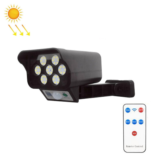 Solar Sensor LED Wall Light Simulation Surveillance Camera Glare Anti-Thief Street Lamp, Style: