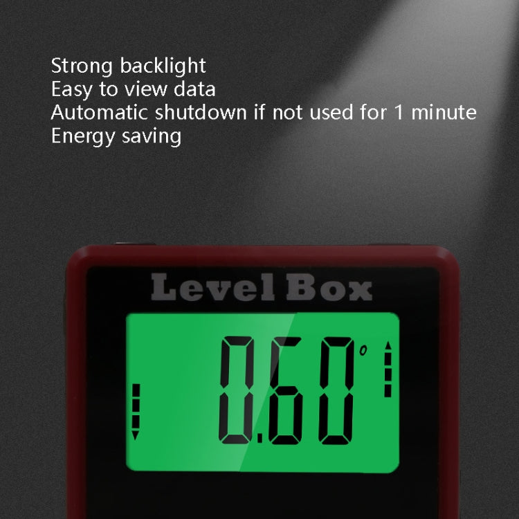 Precision Digital Inclinometer Electron Goniometers 4x90 Degree Magnetic Base Digital Protractor Angle Finder Bevel Box