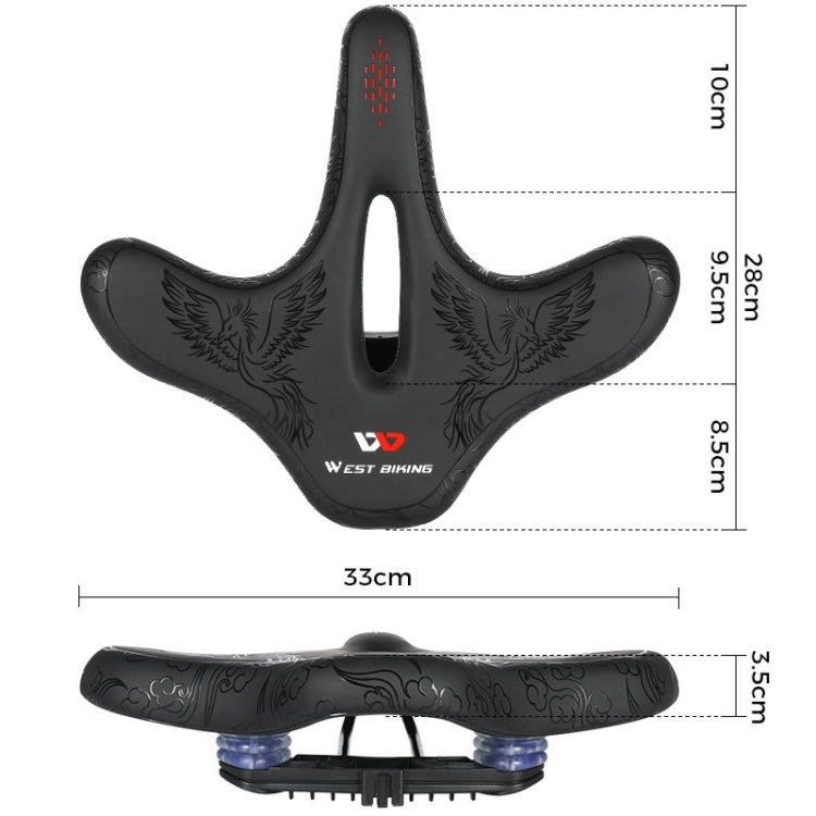 WEST BIKING YP0801122 Bicycle Mountain Bike Large Cushion Leisure And Comfortable Bicycle Saddle