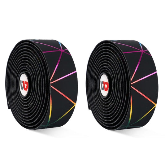 1 Pair WEST BIKING YP0804059 Road Bike Color Line Bar Belt PU Non-Slip Riding Bar Belt