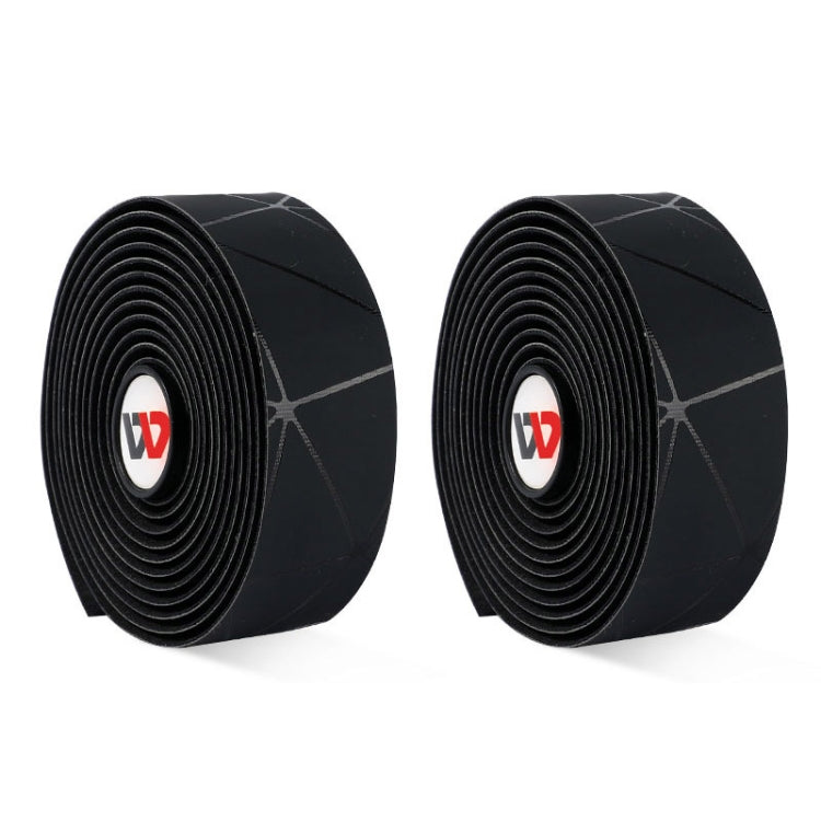 1 Pair WEST BIKING YP0804059 Road Bike Color Line Bar Belt PU Non-Slip Riding Bar Belt