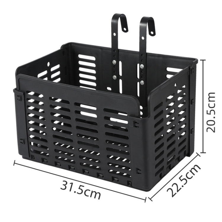 WEST BIKING Bicycle Basket Foldable Quick Release Basket Portable Food Basket